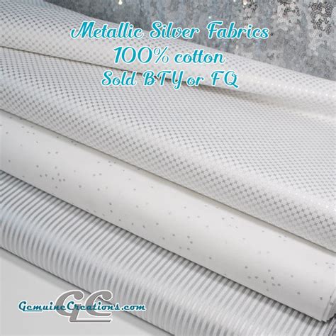 metallic silver cotton fabric|new quilt fabric with metallic.